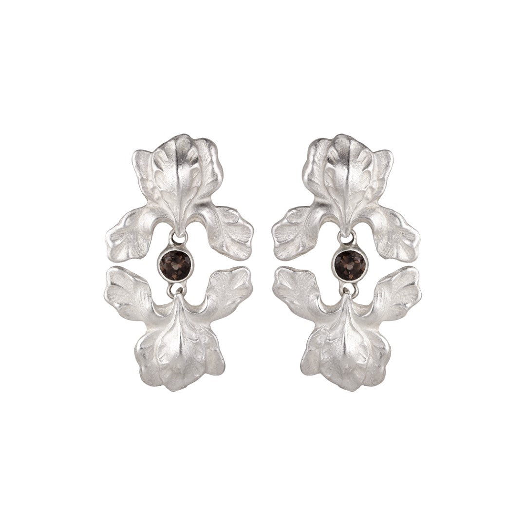 FLEUR EARRINGS SILVER BY SIGRUN