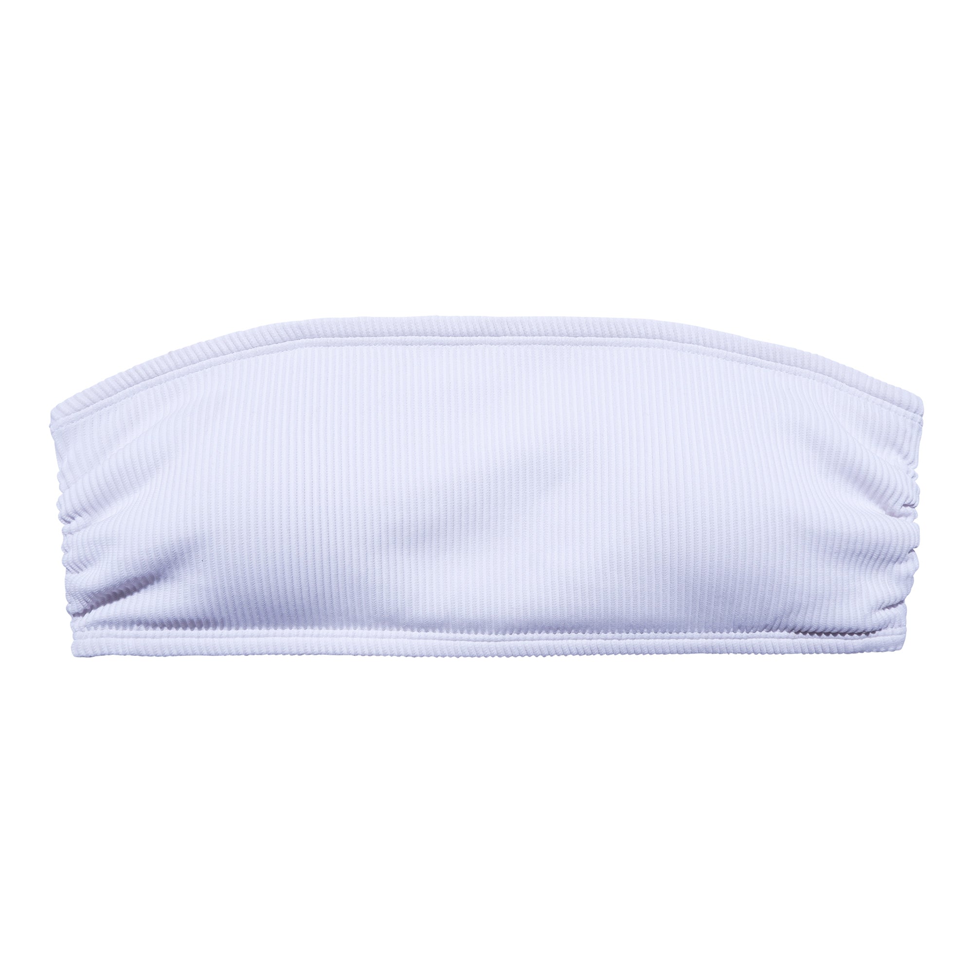 ADRIANNA BIKINI BANDEAU WHITE