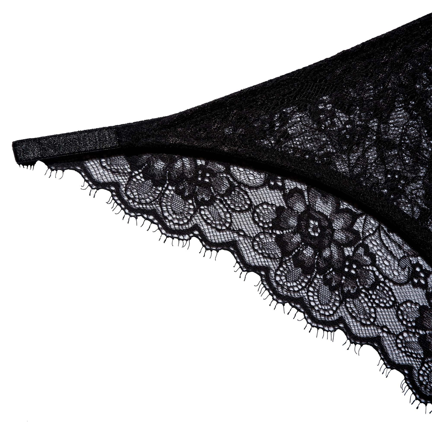 A close up of our Amy Briefs Black. 