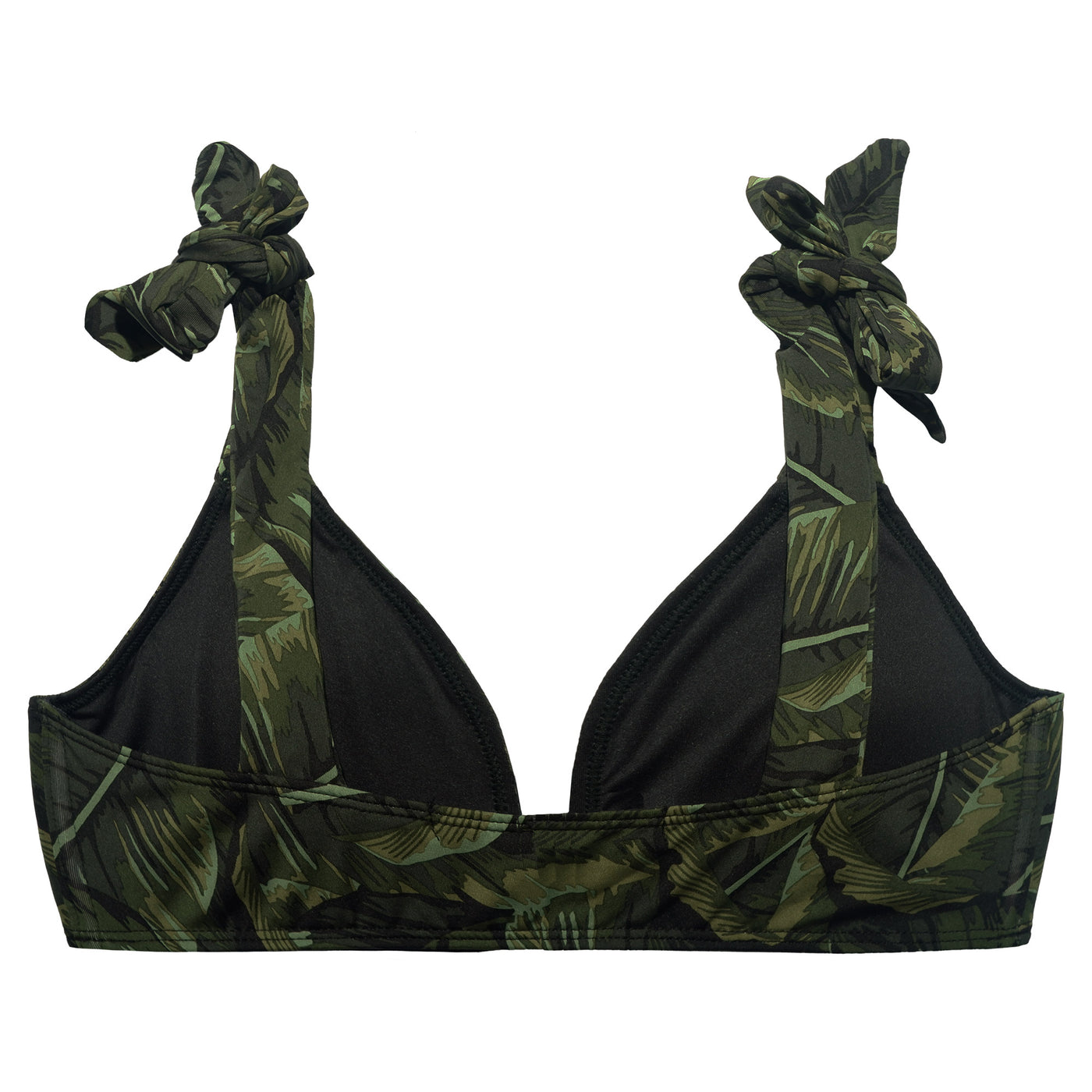Sustainable flower print mesh bra by Underprotection Size S