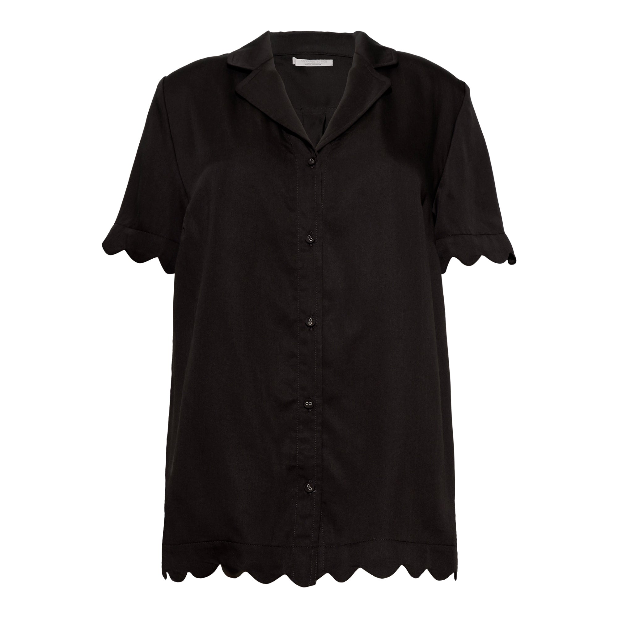 JANE SHORT SHIRT BLACK