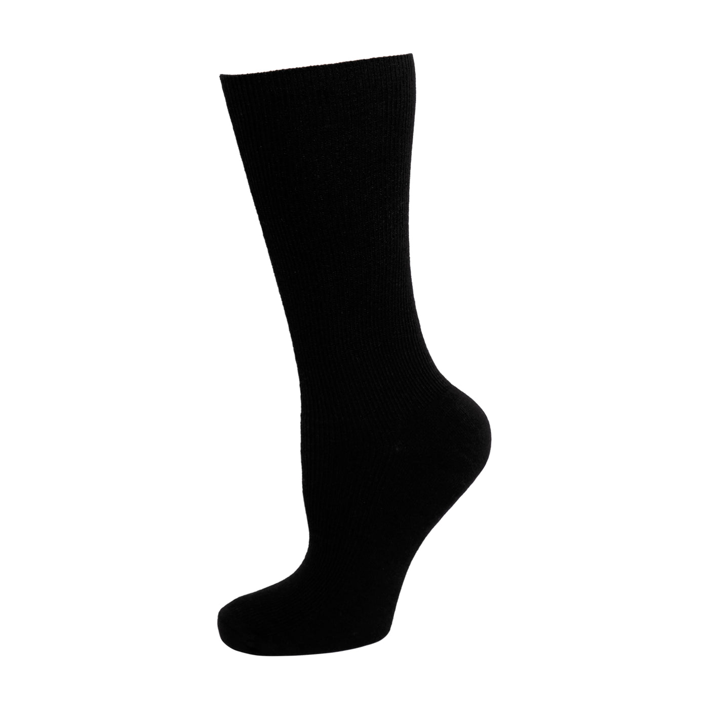 Packshot of Tina high sock in the colour black.