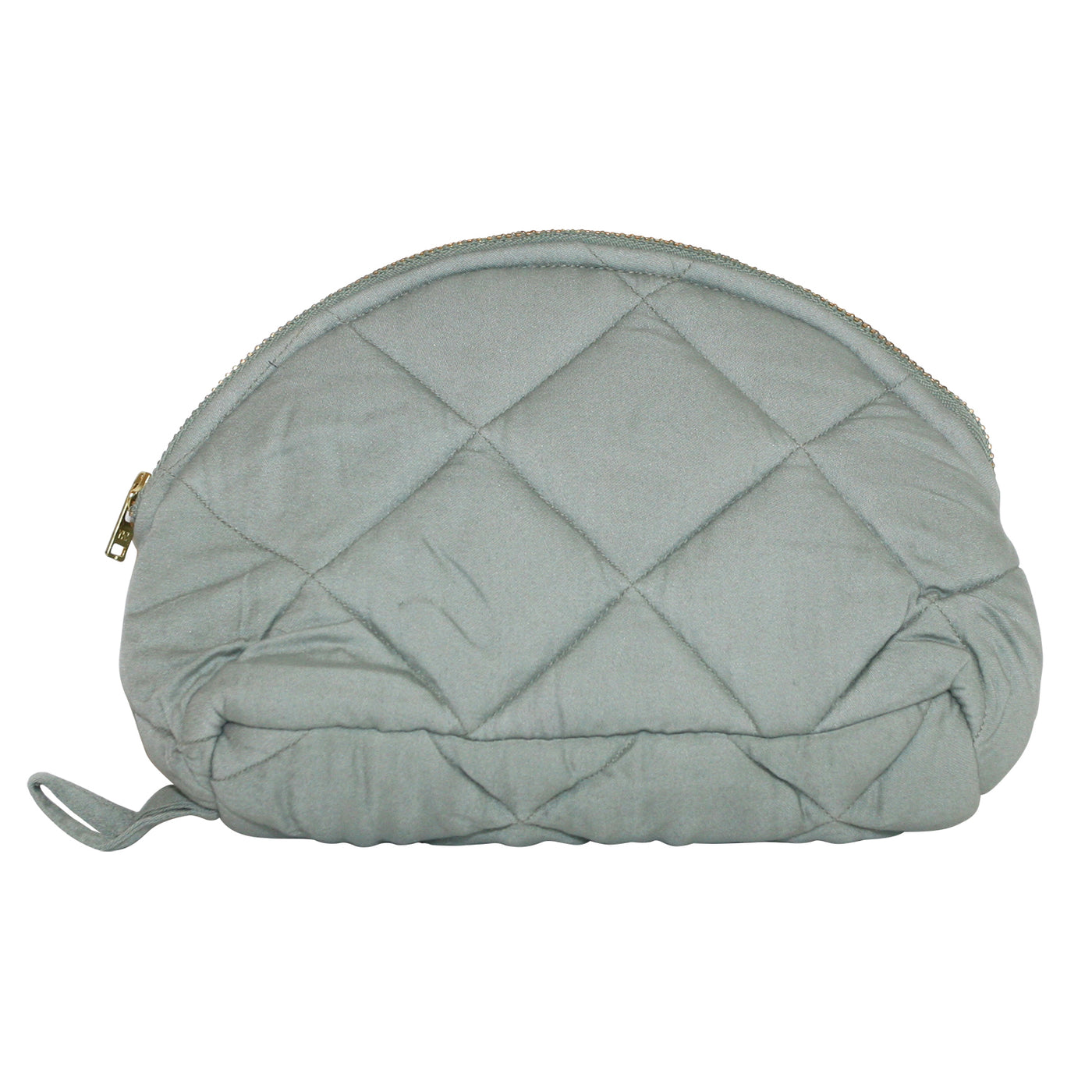 Our Isabel make-up purse is made in quilted lyocell fabric. Sustainable accessories